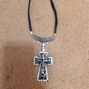 Large cross necklace